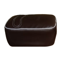 Load image into Gallery viewer, Leatherette Seat Cover Dark Brown With Foam  curve design For Royal Enfield Classic 350 and classic 500