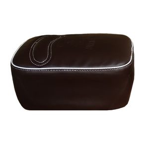 Leatherette Seat Cover Dark Brown With Foam  curve design For Royal Enfield Classic 350 and classic 500