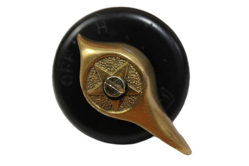 Vintage type Head Light Switch with Brass Knob for old Model Royal Enfield Bullet Motorcycle