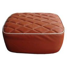 Load image into Gallery viewer, Light Brown Seat Cover with Cushion and design  For Royal Enfield Classic Motorcycle