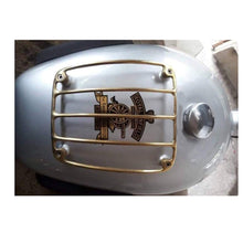 Load image into Gallery viewer, Brass Petrol Tank Grill Jalli for Royal Enfield Motorcycle