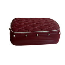 Load image into Gallery viewer, Maroon Seat Cover with Cushion and button  For Royal Enfield Classic Motorcycle